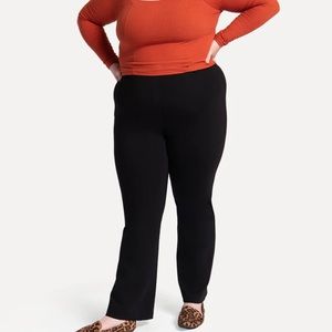 Betabrand Boot cut classic dress yoga petite pants size 2XL